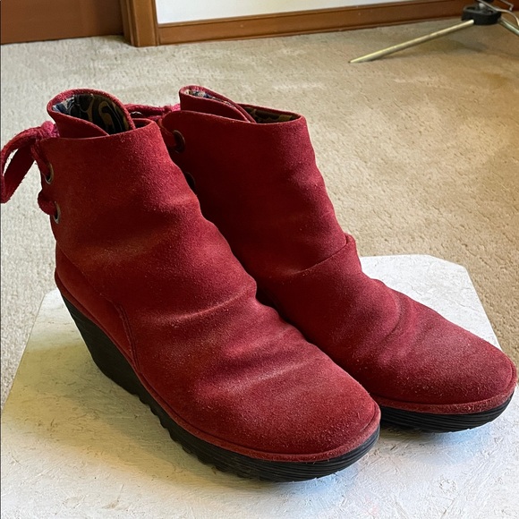 Fly London Yama Suede Boots - Picture 1 of 8